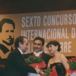 Competition Julian Gayarre, Pamplona
Receiving prize from José Carreras